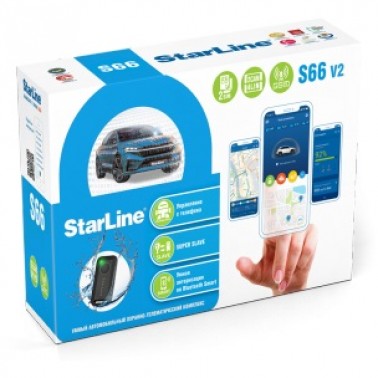 Сигнализация StarLine S66 V2 BT 2CAN+4LIN GSM