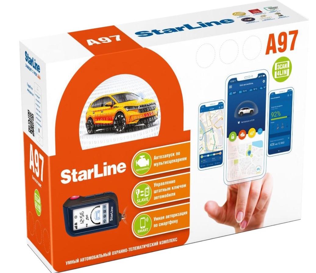 Автосигнализация StarLine Treeum AS97 BT 3CAN+4LIN LTE-GPS